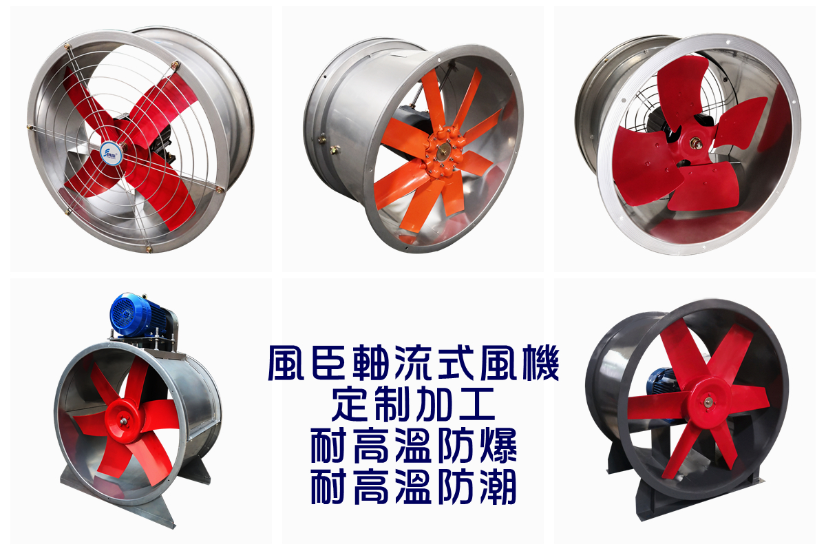 低噪音軸流風(fēng)機的工作原理?